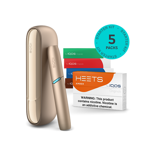 Buy IQOS ORIGINALS Flavor Starter Pack Online (Gold) | IQOS USA